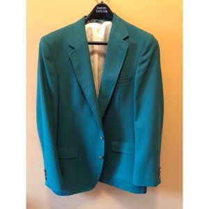 Izod Lacoste Vintage Blazer Green Mint Condition